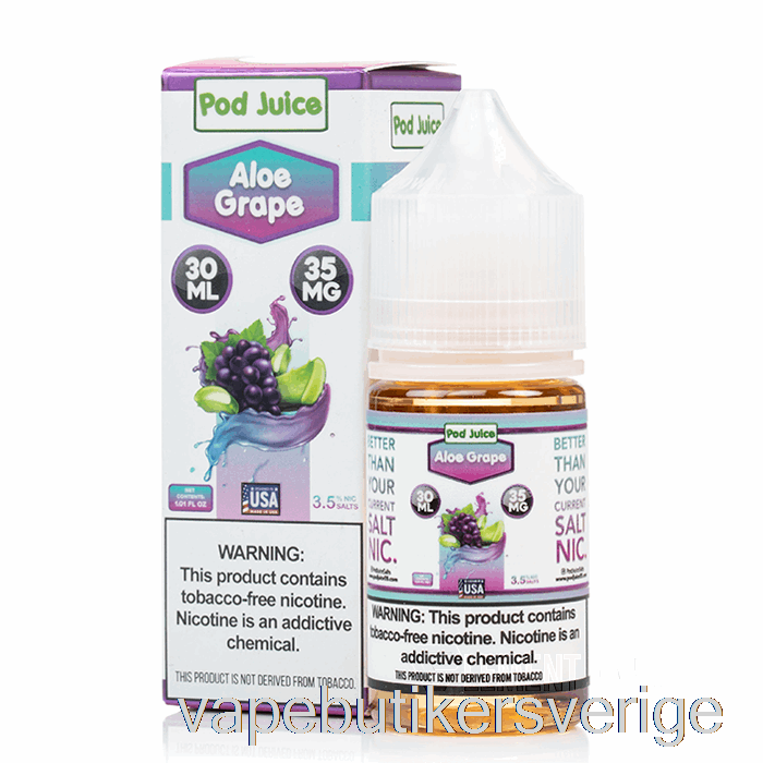 Vape Sverige Aloe Druva - Balda Juice - 30ml 10mg